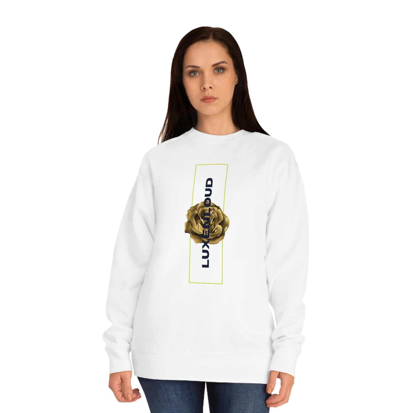 Gold Petals Premium Cotton Sweatshirt