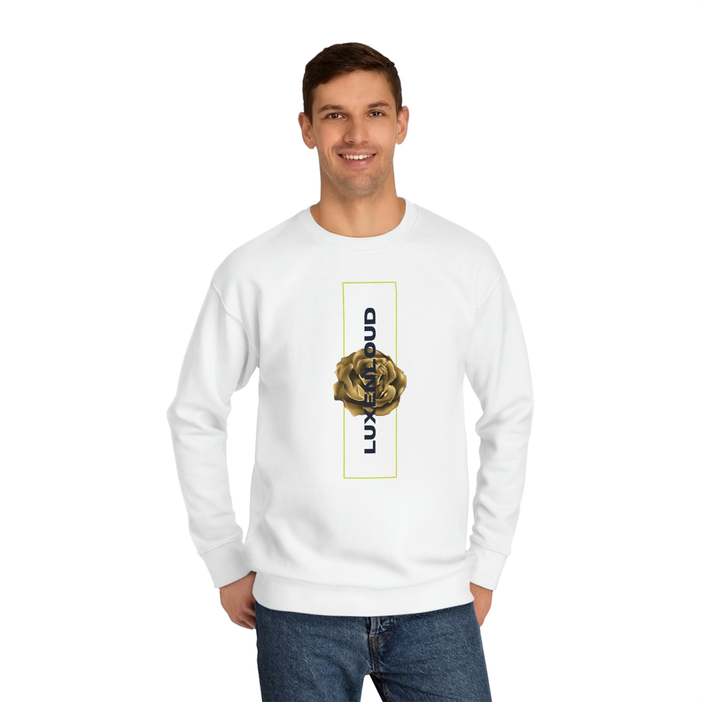 Gold Petals Premium Cotton Sweatshirt